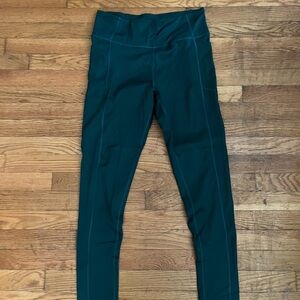 Victoria's Secret Green Full Length Leggings with High Waistband